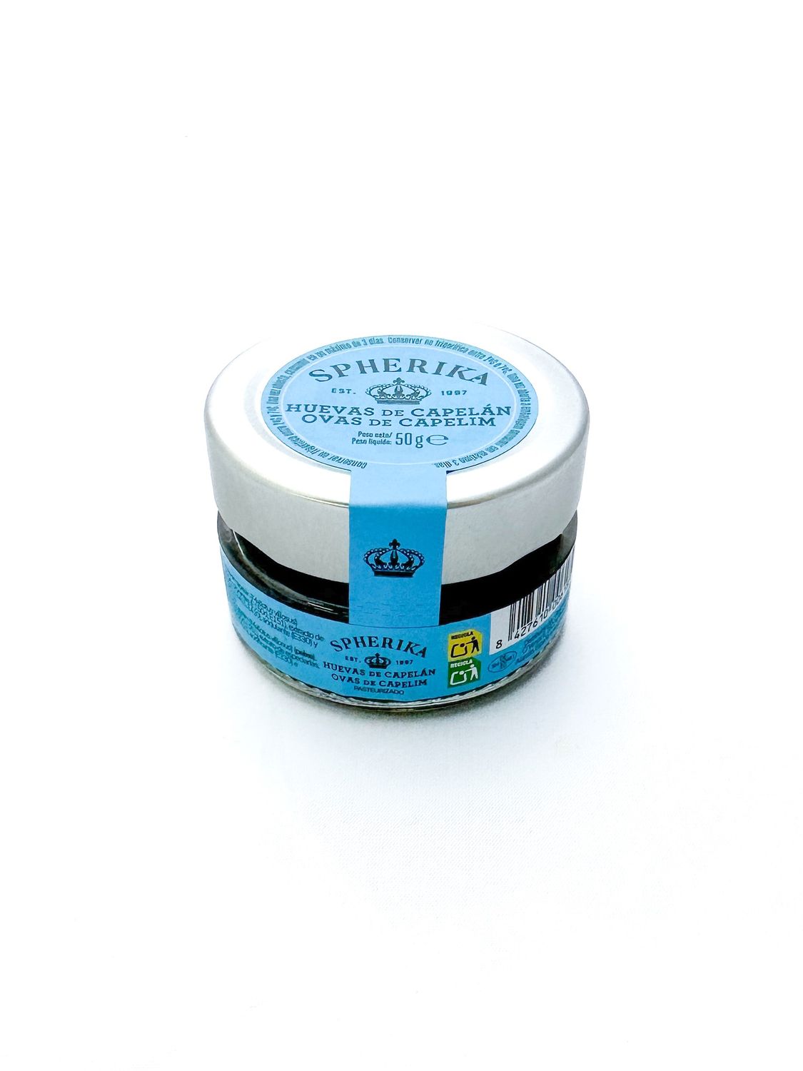 Huevas de capelán negras SPHERIKA 50 g