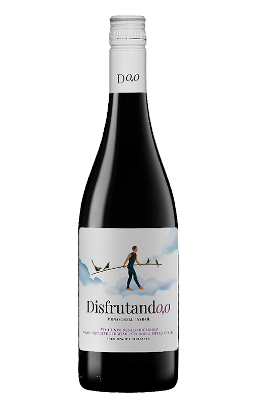 Vino tinto desalcoholizado monastrell-syrah DISFRUTAND0,0 750 ml