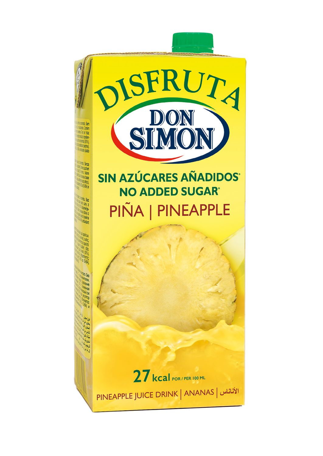 Zumo de piña sin azúcares añadidos DON SIMÓN 1 l
