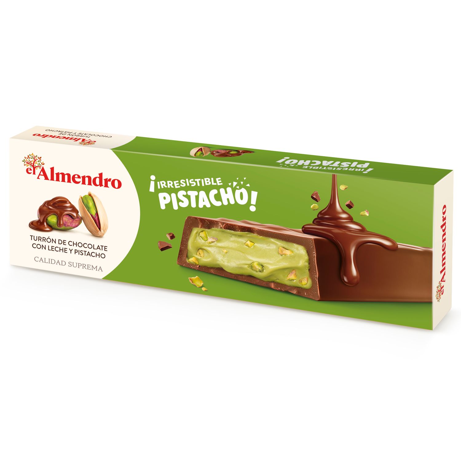 Turrón de chocolate y pistacho EL ALMENDRO 150 g