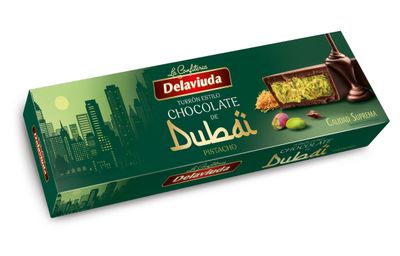 Turrón estilo chocolate de Dubai DELAVIUDA 170 g