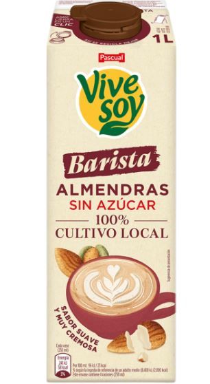 Bebida de almendras  barista VIVESOY 1 l