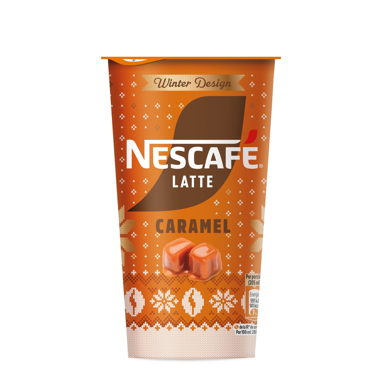 Café latte caramelo sin gluten NESCAFE 205 ml