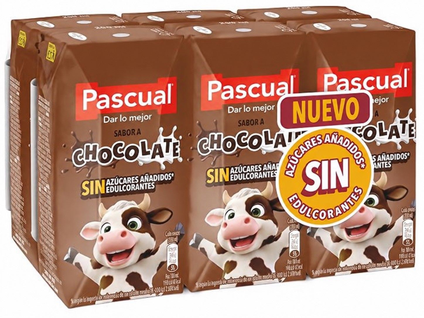Batido de chocolate PASCUAL packs 6 x 200 ml