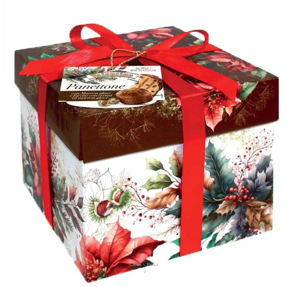 Panettone con crema al marrón glacè VALENTINO 1 kg