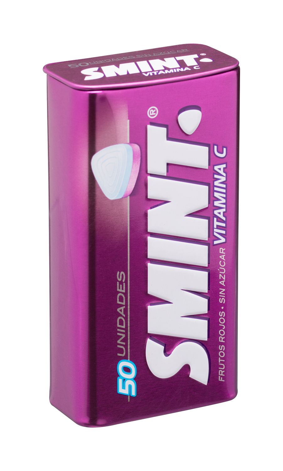 Caramelos de frutos rojos sin azúcar vitamina C SMINT 50 uds 35 g
