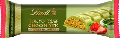 Barrita snack Tokyo style chocolate matcha strawberry LINDT 40 g