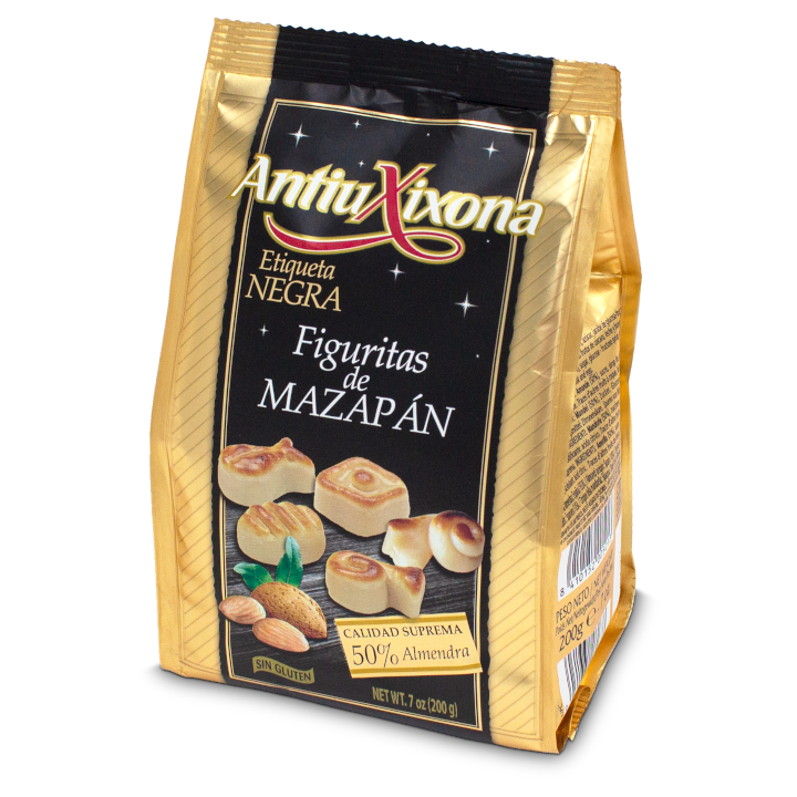 Figuritas de mazapán 50% almendra ANTIU XIXONA 200 g