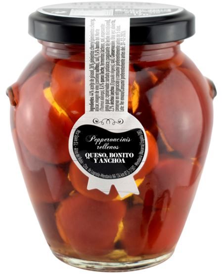 Pepperoncinis rellenos de queso , bonito y anchoa ALTA COCINA 170 g