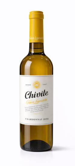 Vino blanco D.O.Navarra  Chardonnay CHIVITE Finca Legardeta 750 ml