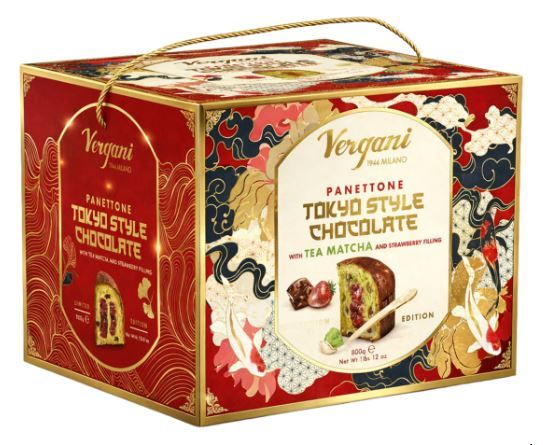 Panettone Tokyo matcha VERGANI 800 g