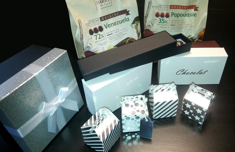 MINI-BOITES Invités truffes lot de 6 boites avec 8 truffes soit 48 truffes croustillantes MINI-BOITES Invités truffes lot de 6 boites avec 8 truffes soit 48 truffes croustillantes