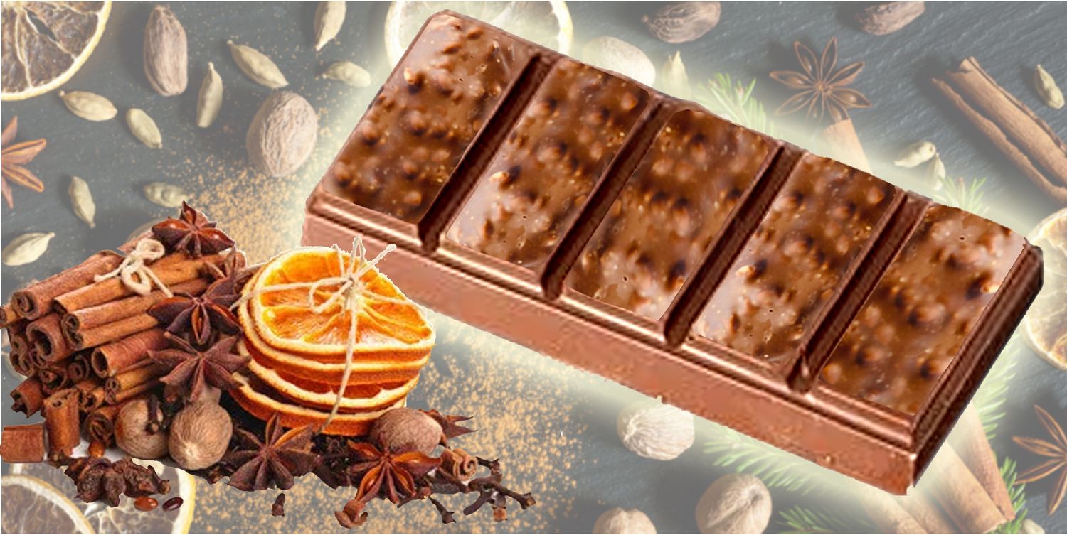 Barre Crunchy Noël  60-70g environ Date limite de commande: Mercredi 18 novembre 2025 . Expédition le 8 décembre 2025. Barre Crunchy Noël  60-70g environ Date limite de commande: Mercredi 18 novembre 2025 . Expédition le 8 décembre 2025.