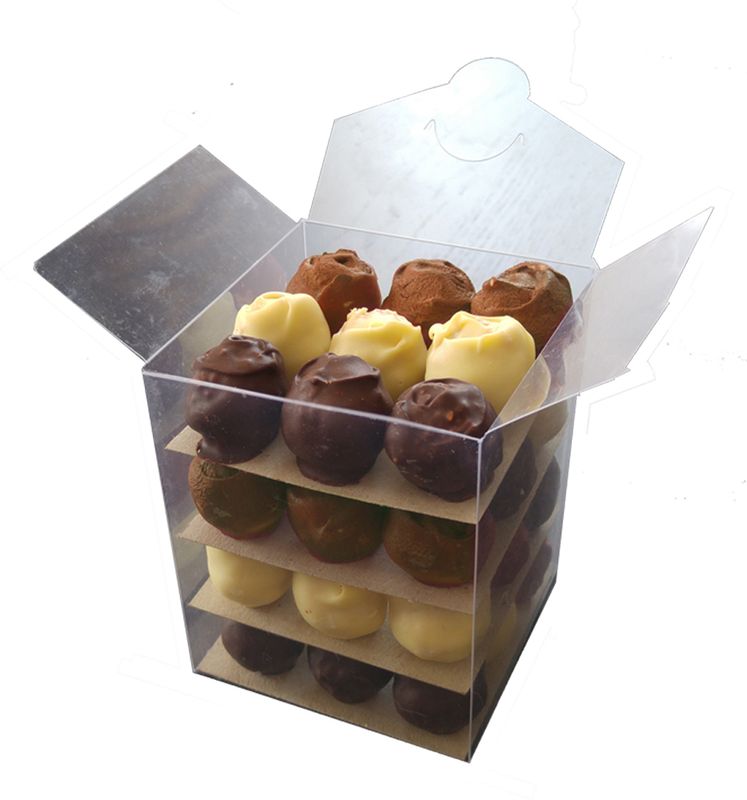 Truffes noisette.  La boîte de 36 truffes environ 300g Date limite de commande: mardi 18 Novembre 2025  Expédition ou retrait sur place sur rendez-vous à partir du lundi 8 décembre 2025 Truffes noisette.  La boîte de 36 truffes environ 300g Date limite de commande: mardi 18 Novembre 2025  Expédition ou retrait sur place sur rendez-vous à partir du lundi 8 décembre 2025