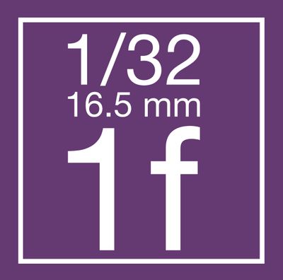 1/32 16.5mm 1f