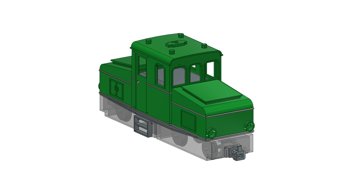 232041 Elektrolokomotive E3 ohne Chassis und Stromabnehmer H0e 232041 Elektrolokomotive E3 ohne Chassis und Stromabnehmer H0e