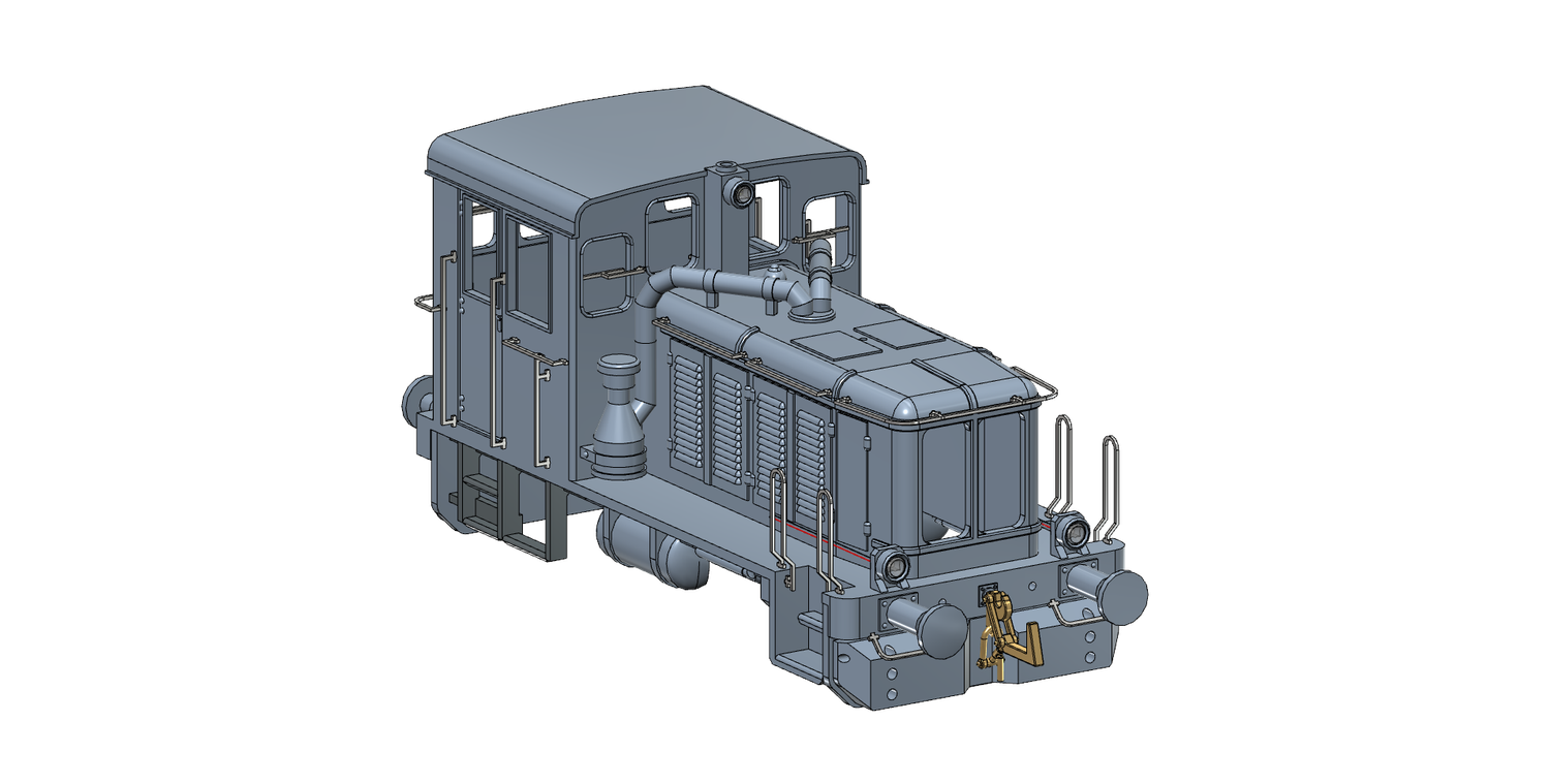 263031 Deutz T4M 625 R RLE D57 ohne Chassis H0