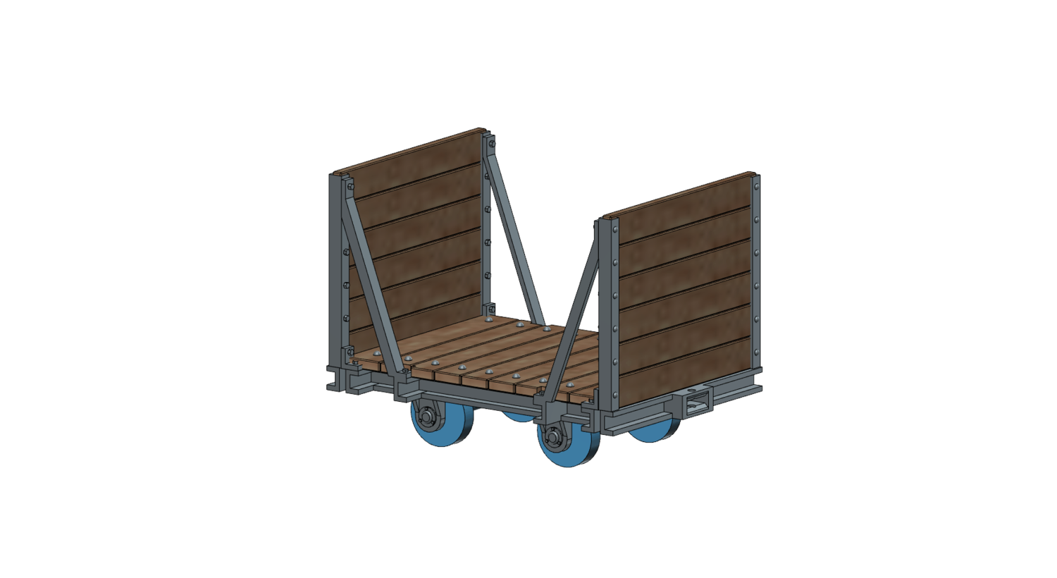565021 Stirnwandwagen 1f mit 2 Achsen