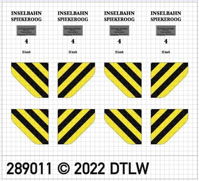 810051 Decal-Set IBS 4 H0 810051 Decal-Set IBS 4 H0