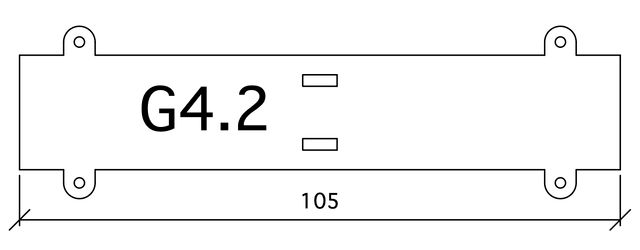 258225-1 G4-2 Gerade 105 mm G=12 1 Stk