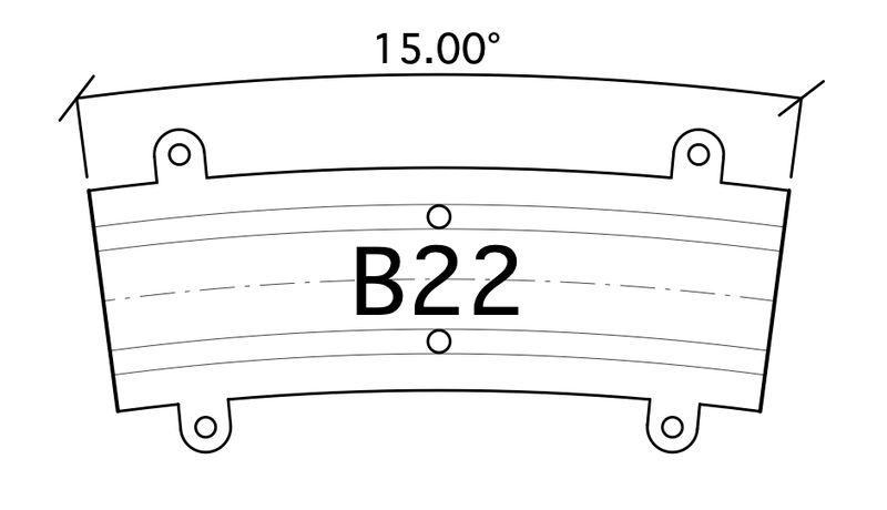 258115-1 B2 Bogen R231 15° G=12 1 Stk
