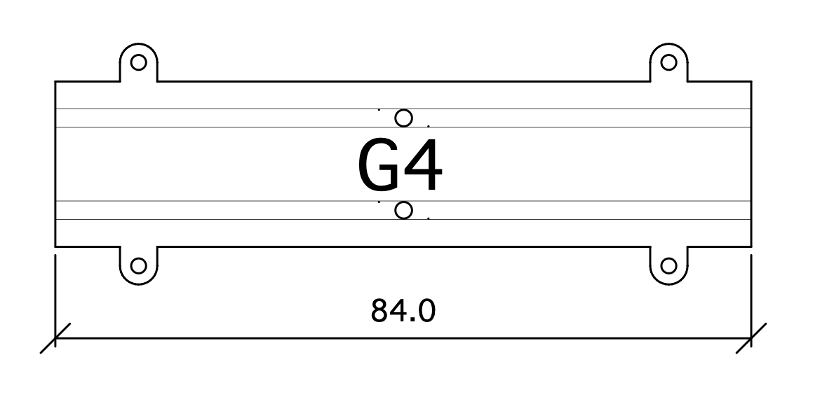 258124-1 G4 Gerade 84 mm G=12 1 Stk