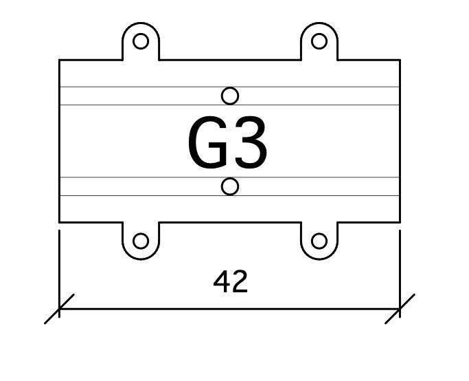 258123-1 G3 Gerade 42 mm G=12 1 Stk