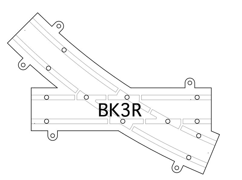 258136-1 BK3R Bogenkreuzung R273 rechts G=12 258136-1 BK3R Bogenkreuzung R273 rechts G=12