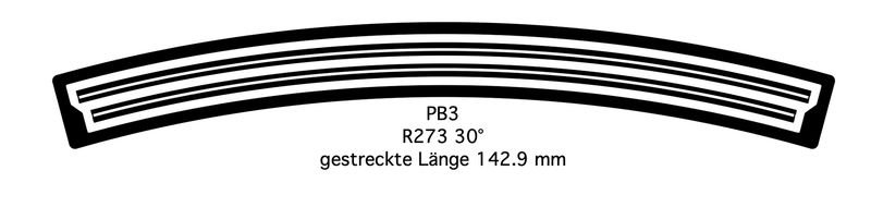 258143 PB3 Profil R273 30° G=12 1 oder 6 Stk