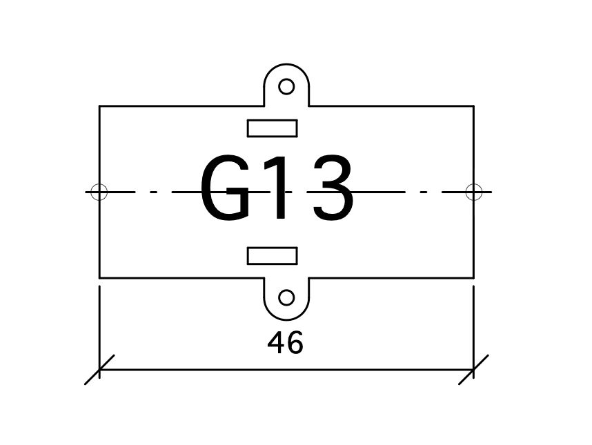 268123-1 G13 Gerade 46 mm G=16,5 1 Stk 268123-1 G13 Gerade 46 mm G=16,5 1 Stk