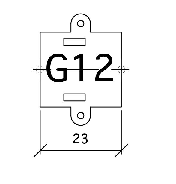 268122-1 G12 Gerade 23 mm G=16,5 1 Stk 268122-1 G12 Gerade 23 mm G=16,5 1 Stk