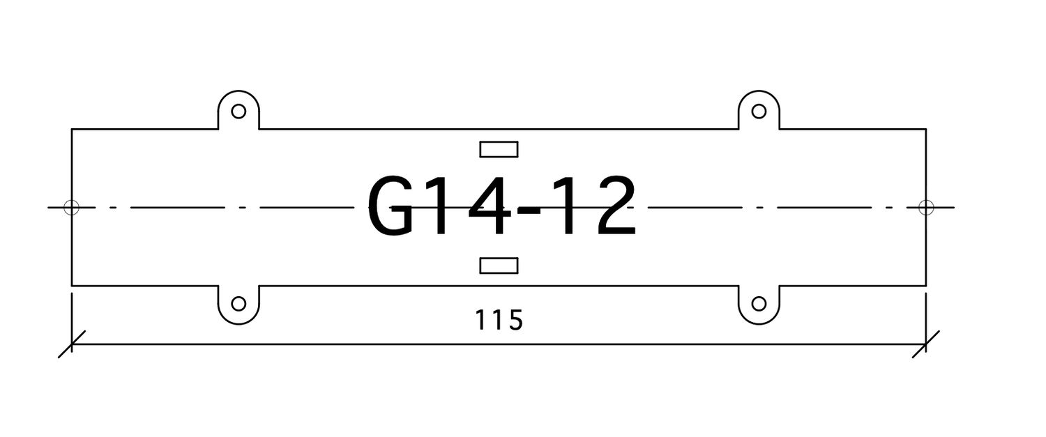 268125-1 G14-12 Gerade 115 mm G=16,5 1 Stk 268125-1 G14-12 Gerade 115 mm G=16,5 1 Stk
