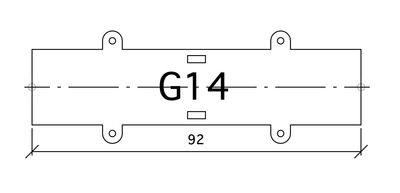 268124-1 G14 Gerade 92 mm G=16,5 1 Stk 268124-1 G14 Gerade 92 mm G=16,5 1 Stk