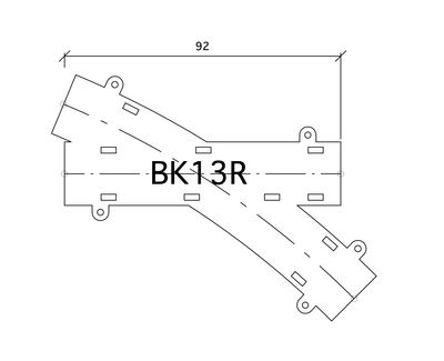 268135-1 BK13R 92mm R299 22,6 - 45° G=16.5