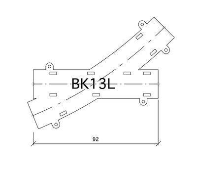 268134-1 BK13L 92mm R299 22,6 - 45° G=16.5