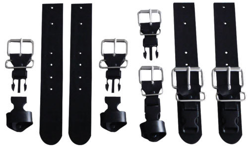 Quick-Release Saddlebag Buckle, Straps & Keeper Combo KIT