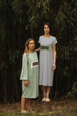 Vestido marinero negro manga corta, ANTES 75€, AHORA 40€