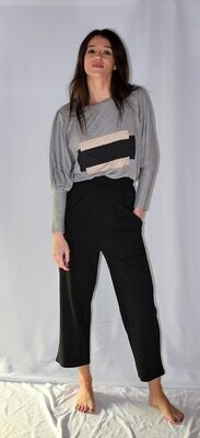 P6 22. Pantalón punto roma antracita. Antes 75€ AHORA 45€