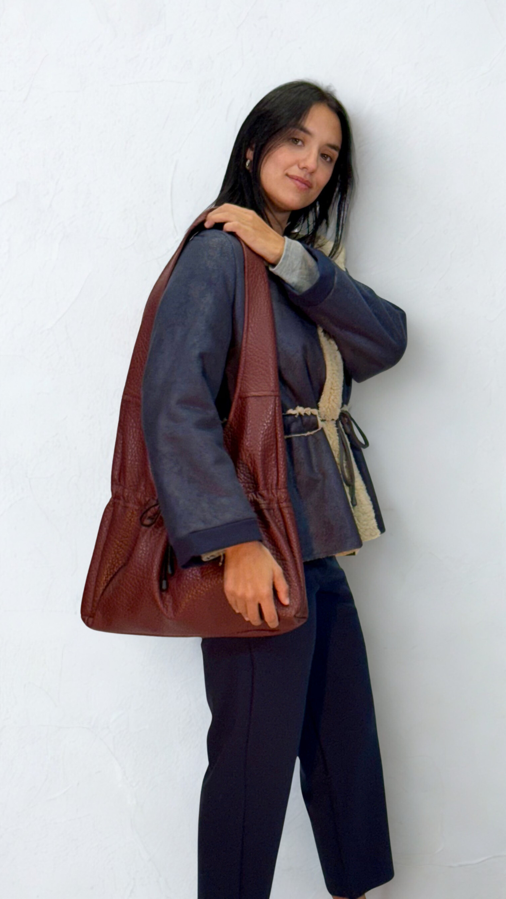 Bolso AINTZILA BURDEOS.