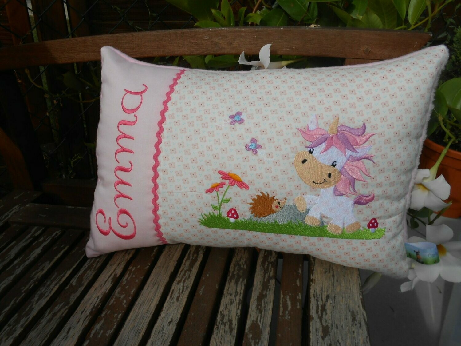 Kissen Einhorn mit Igel