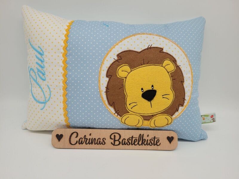 Kissen Löwe * Namenskissen * Kissen personalisiert * Geschenk zur Geburt * Kissen mit Namen * Baby Kissen* Kissen