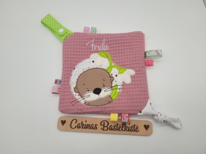 Knistertuch Otter Schneeglöckchen