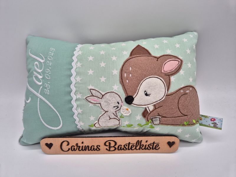 Kissen Reh mit Hase