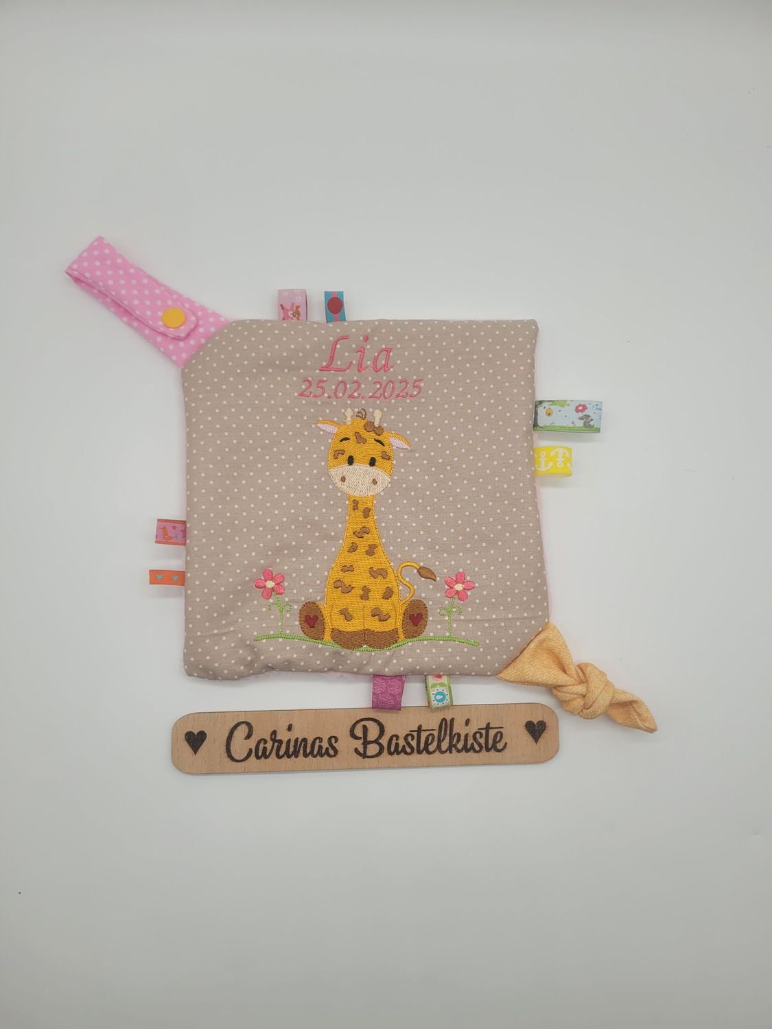 Knistertuch Giraffe