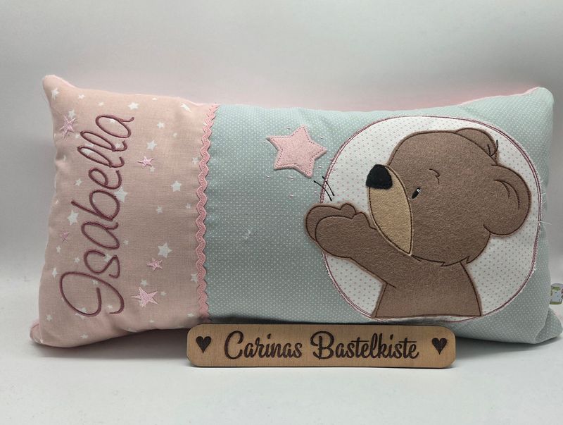 Kissen Bär mit Stern