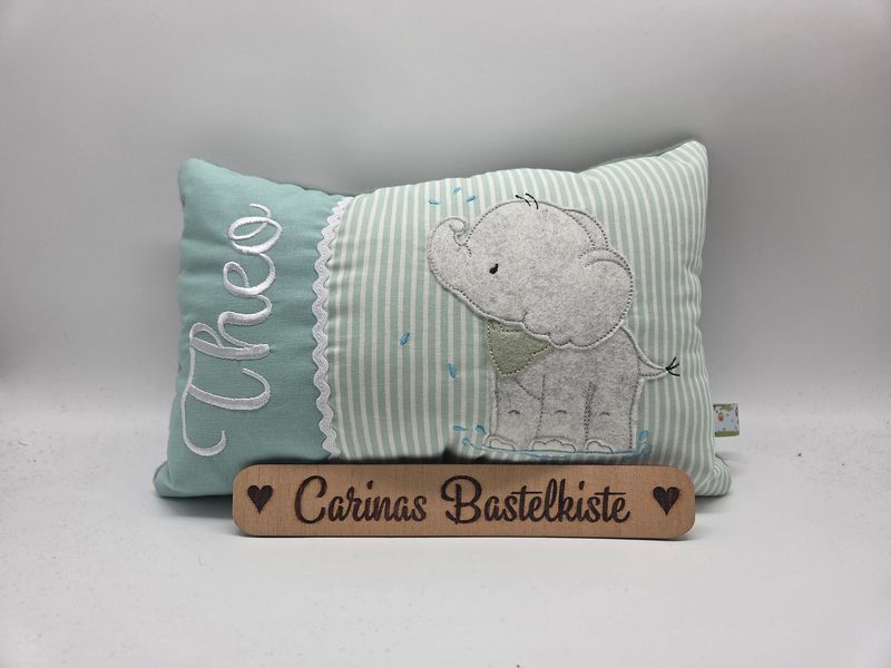 Kissen Elefant Wasserspaß