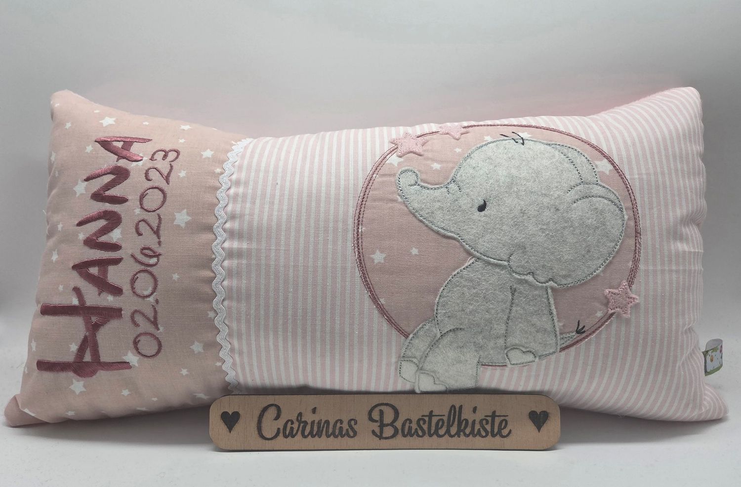 Kissen Elefant mit Stern Kissen Elefant mit Stern
