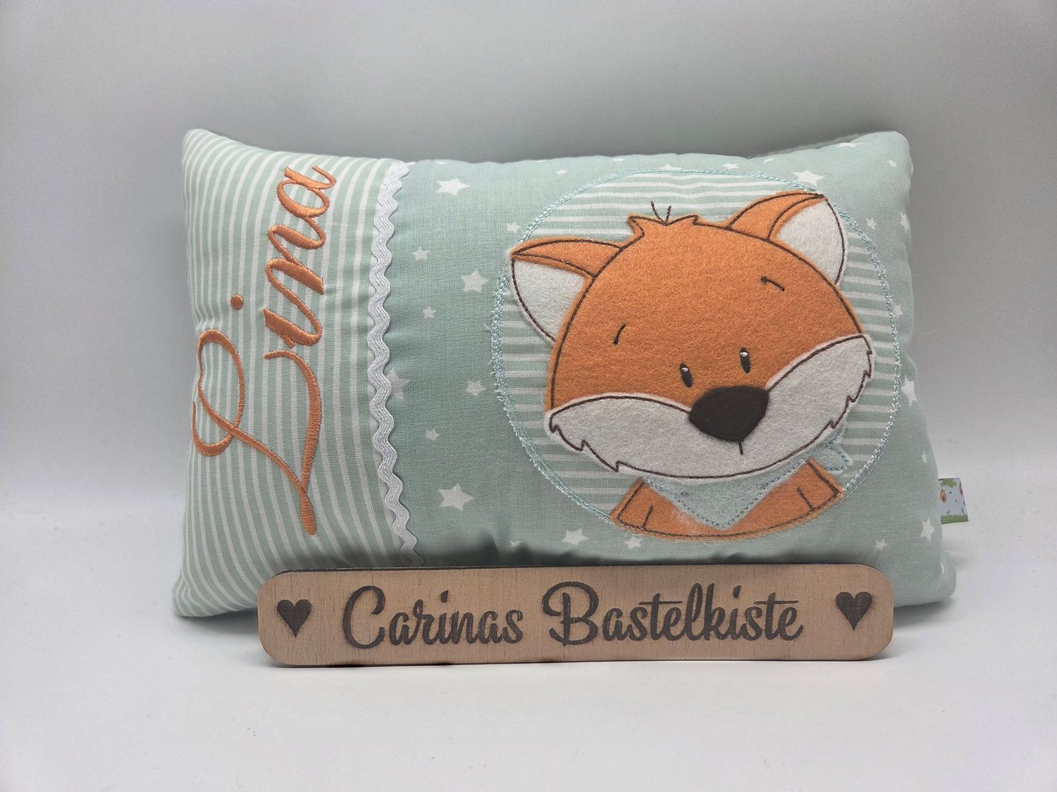 Kissen Fuchs mit Halstuch Kissen Fuchs mit Halstuch