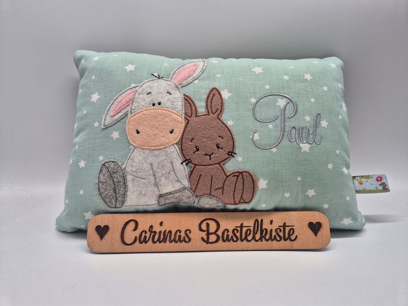 Kissen Esel und Hase