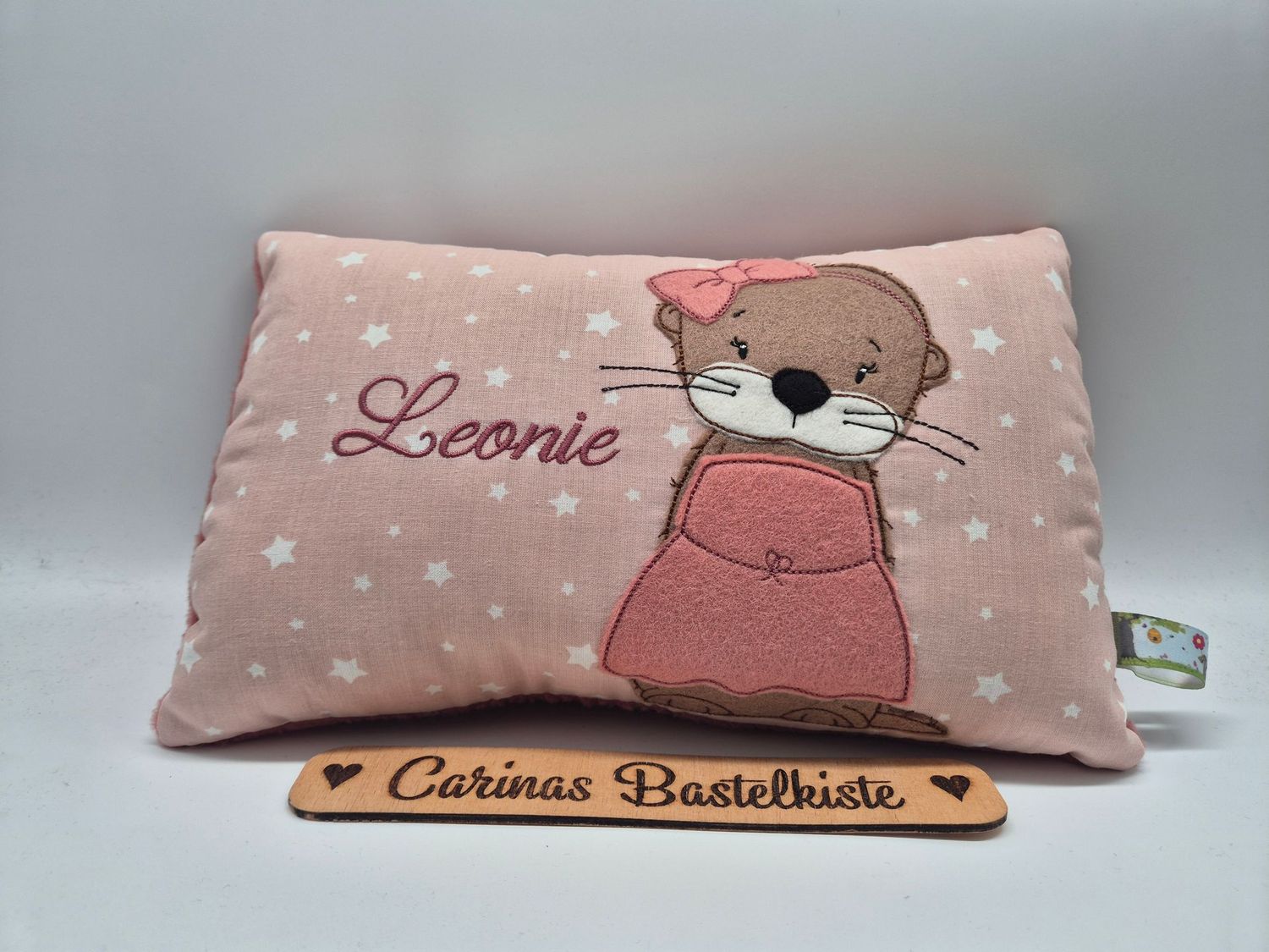 Kissen Otter Mädchen